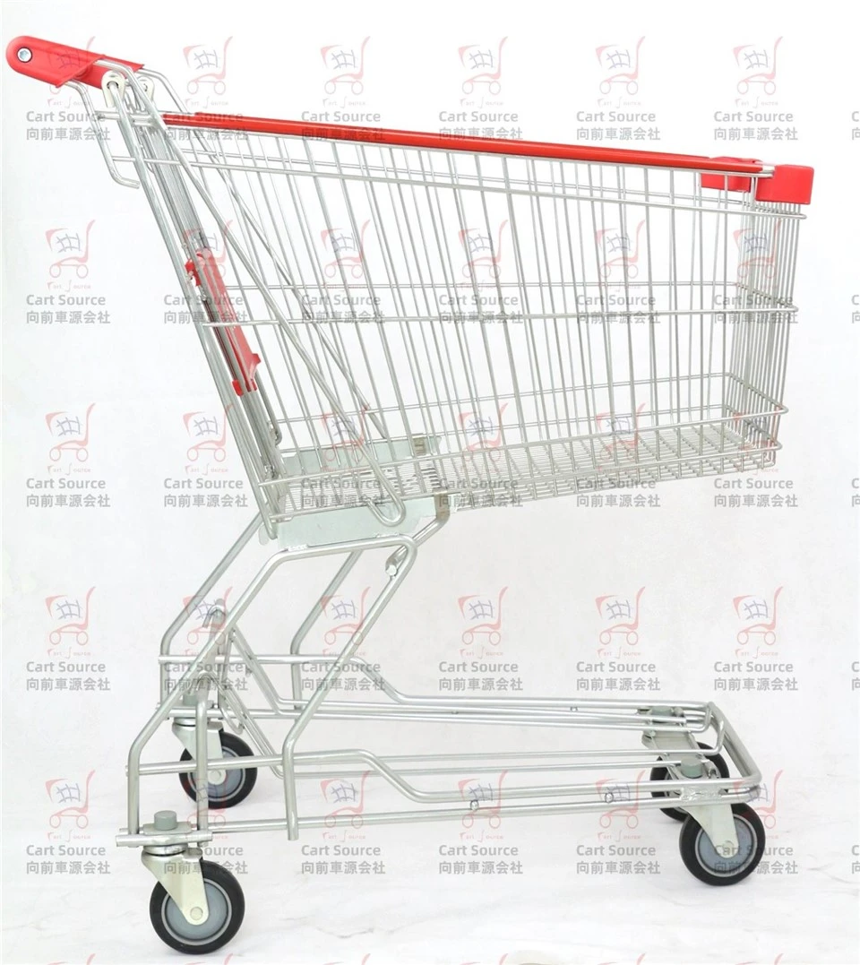 Asian Style Shopping Cart (65L, 85L, 100L) Chrome Plated Shopping Cart